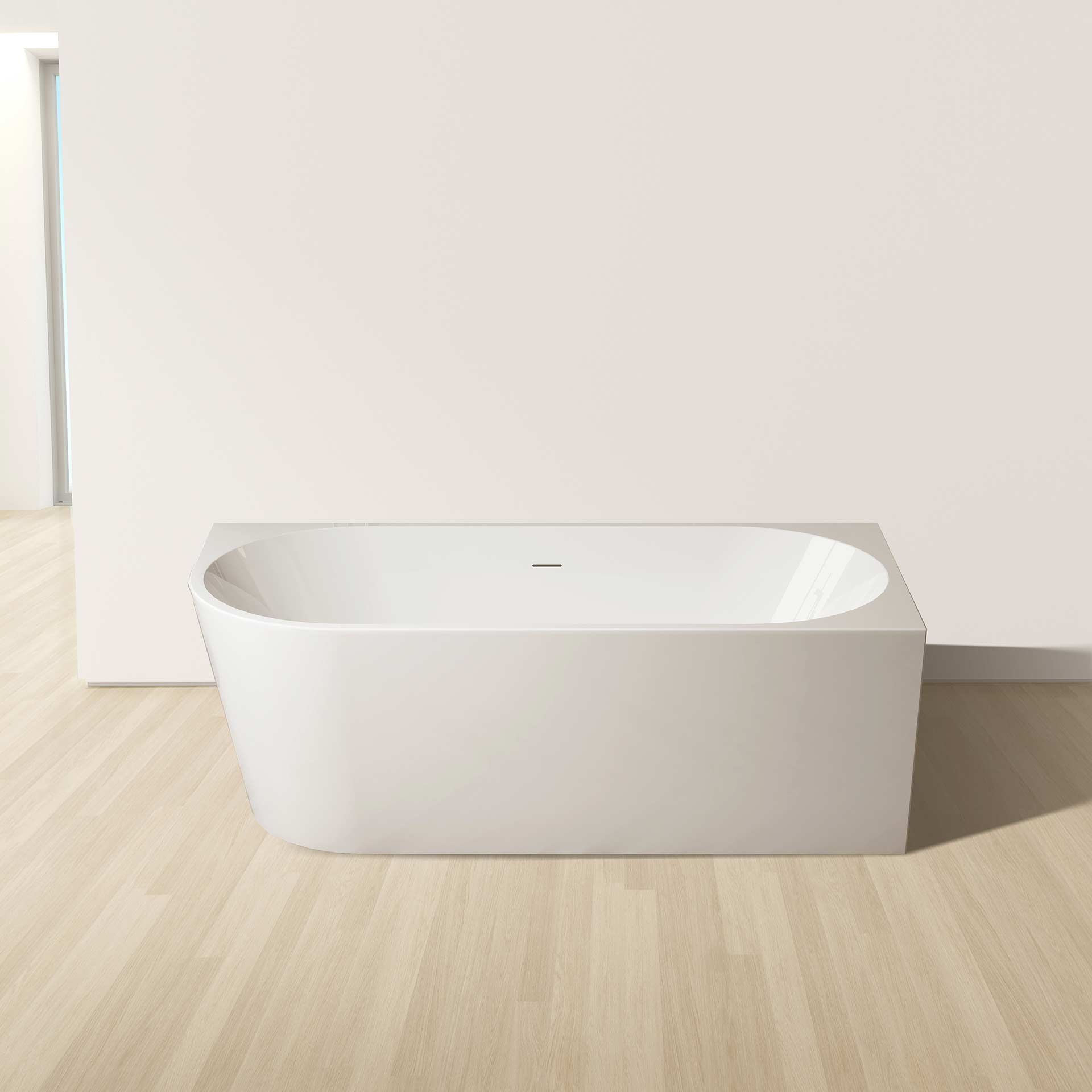 Hoekbad Rechts 170x78x58