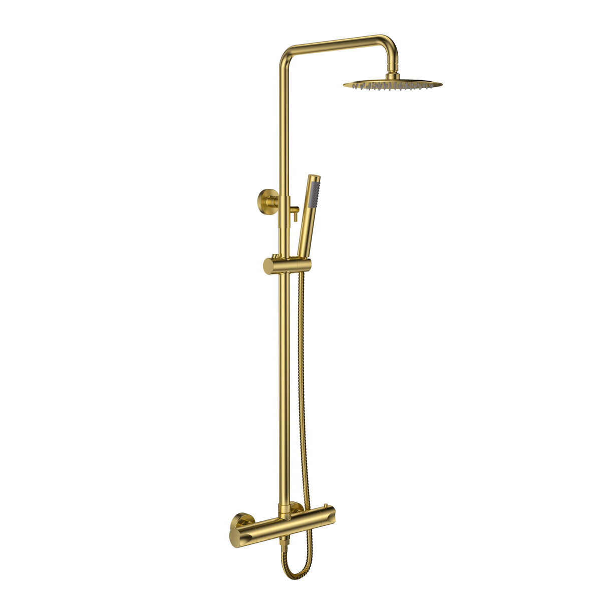 Regendoucheset Rond Ø25cm Goud