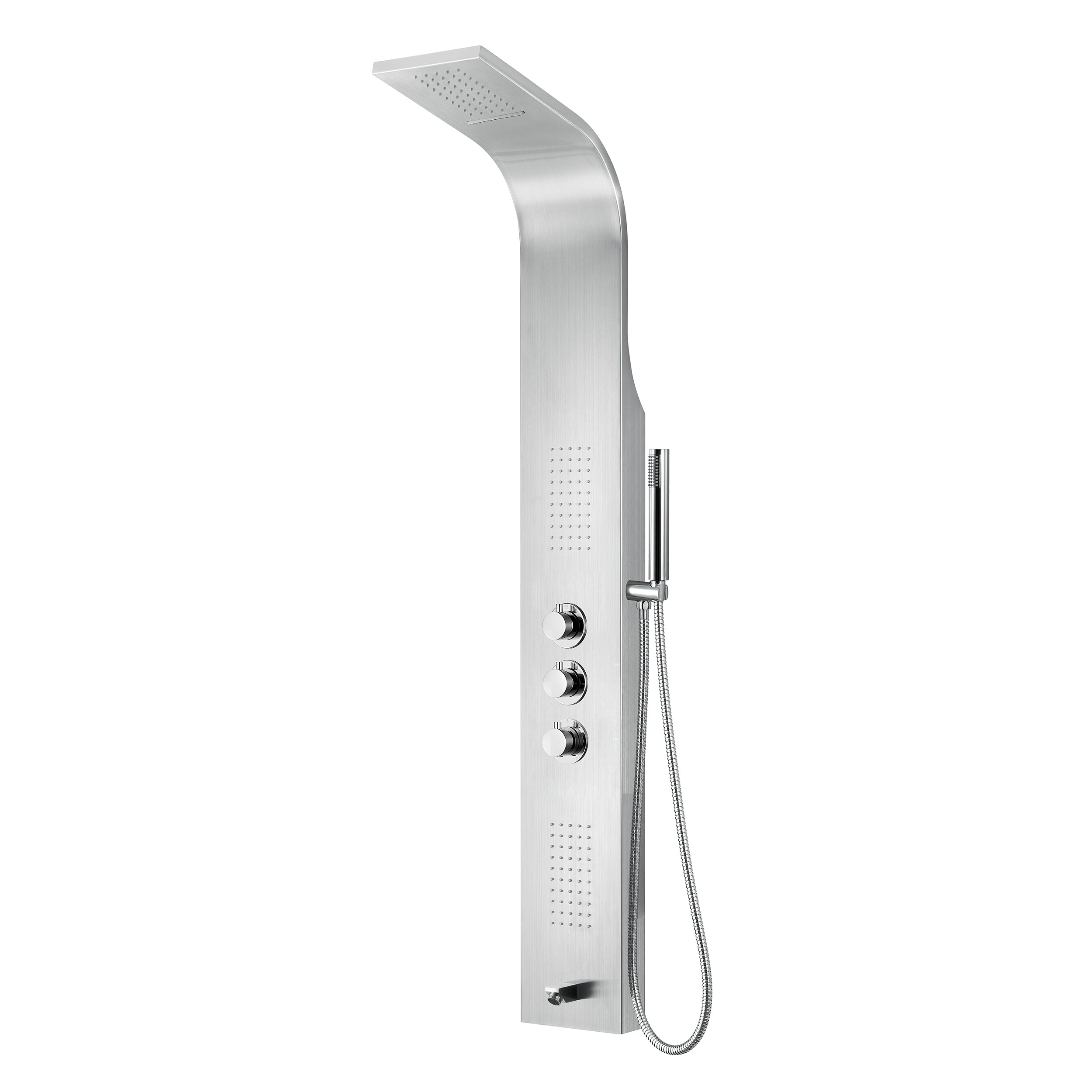 Thermostatische douchepaneel Chrome