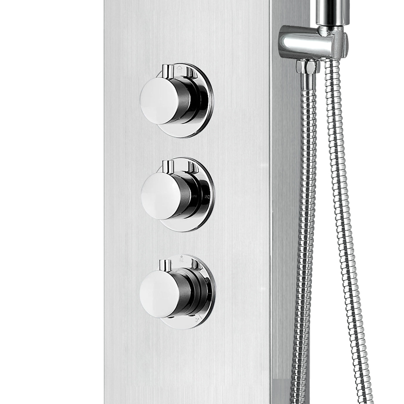 Thermostatische douchepaneel Chrome