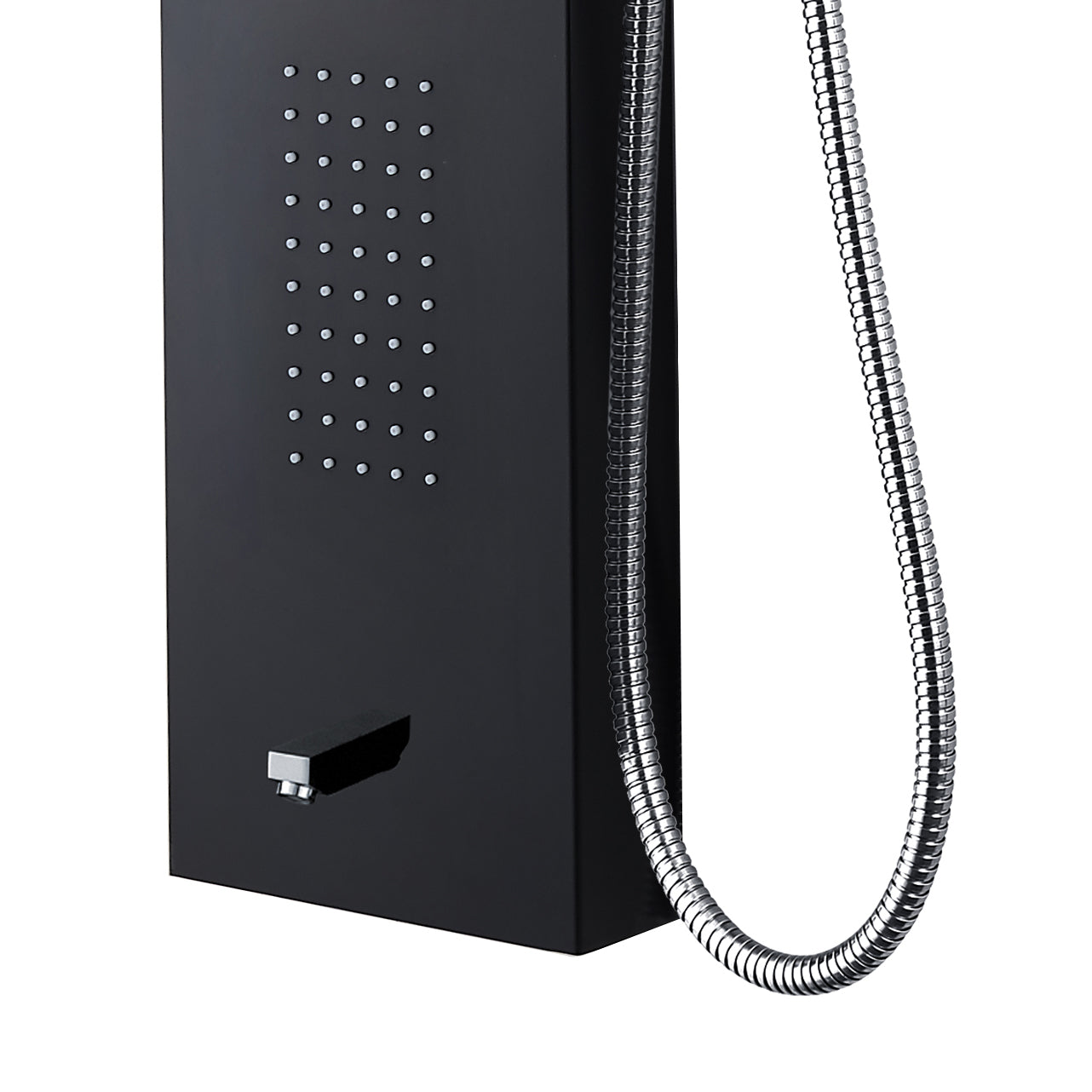 Thermostatische douchepaneel Mat zwart