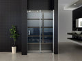 Nisdeur 140 x 195 helder Chrome