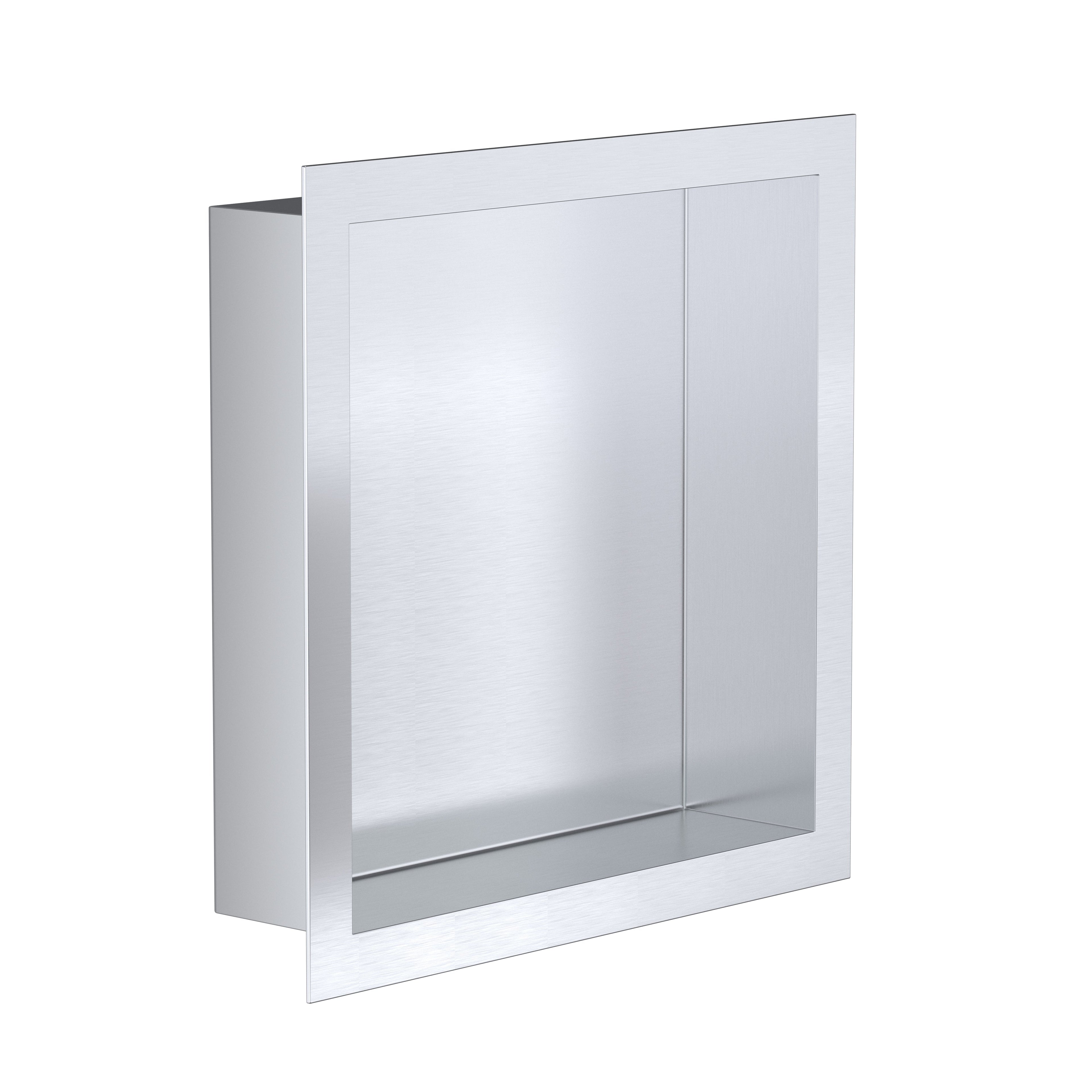 Inbouw wcrolhouder RVS 74 x 19,5 x 12,1