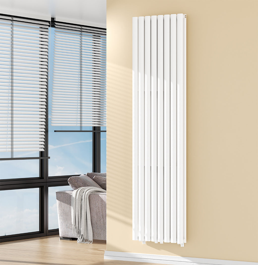 Handdoekradiator met middenaansluiting