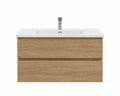 Badkamer meubelset ENKEL Eikgrijs mat 100 x 50 x 58 (b x d x h)