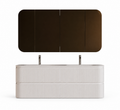 Badkamer Meubel set 160 x 49 x 56,5 incl. lavabo 160 x 50 (TWINCURVA III)