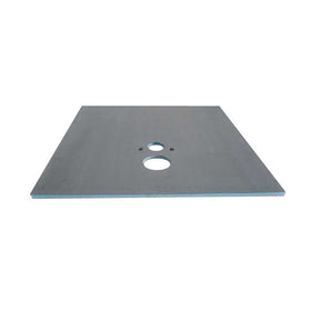 BOUW- EN ISOLATIEPLAAT HANGTOILET - WATERDICHT - XPS - 1200X1300X20MM - GRIJS
