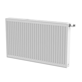 STELRAD NOVELLO PANEELRADIATOR - T22 - 8 AANSLUITINGEN - 300X1400MM - 1375W - GLANZEND WIT