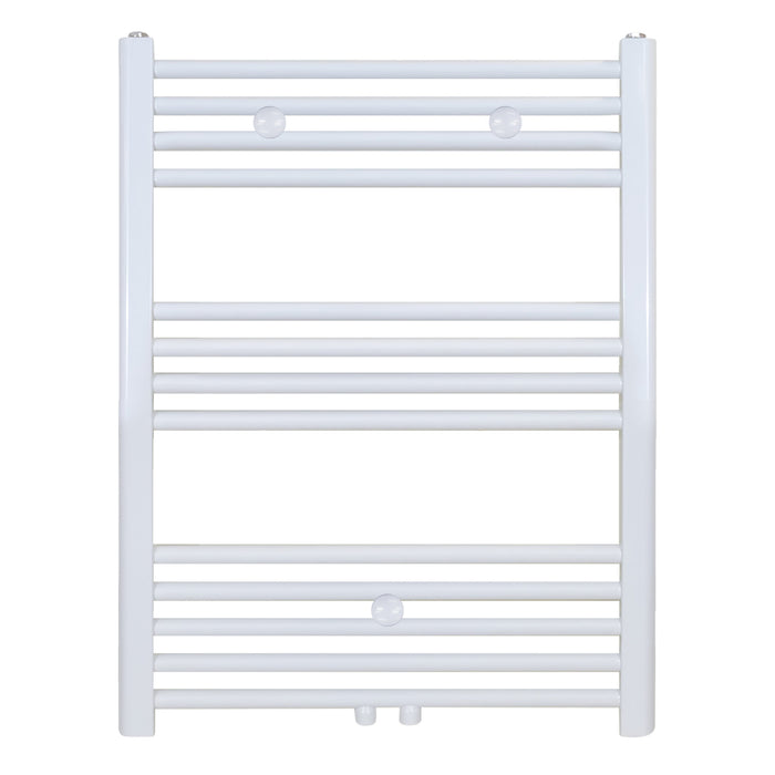 HANDDOEK RADIATOR MIDDEN AANSLUITING WIT