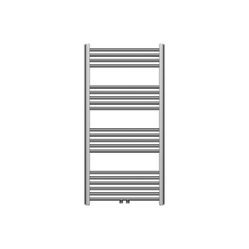 BELRAD HANDDOEKDROGER - LINKS-RECHTS/MIDDENAANSLUITING - 414 WATT - 1200X600CM - GUNMETAL
