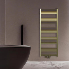 BELRAD HANDDOEKDROGER - LINKS-RECHTS/MIDDENAANSLUITING - 414 WATT - 1200X600CM - GEBORSTELD GOUD