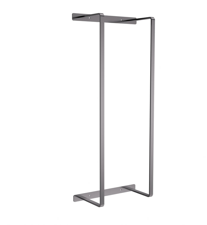HANDDOEKREK - VERTICAAL - 67X28X14 CM - GUNMETAL