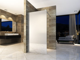 ALONI INLOOPDOUCHE - 1000 X 2000MM - CHROOM - SPIEGELGLAS