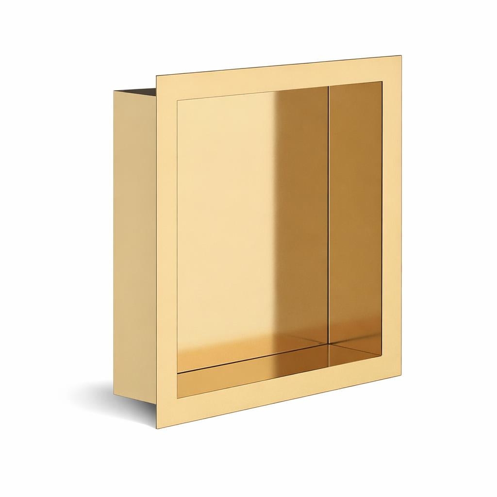Inbouw wcrolhouder Goud 74 x 19,5 x 12,3