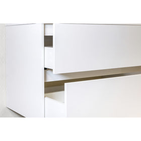 ALONI HAYAT WASTAFELONDERKAST - 2 LADES - SOFTCLOSE - GREEPLOOS - 59,5X50X45 CM - GLANZEND WIT