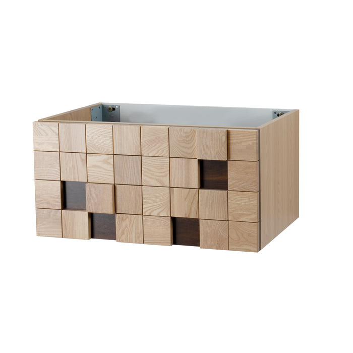 MIMOZA WASTAFELONDERKAST - 1 LADE - GREEPLOOS - SOFT CLOSE – - LICHT EIKEN