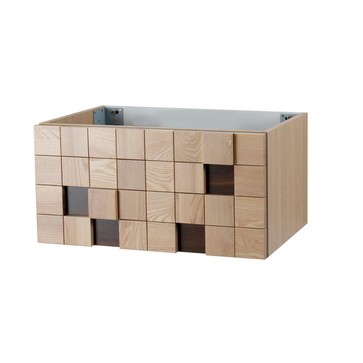 MIMOZA WASTAFELONDERKAST - 1 LADE - GREEPLOOS - SOFT CLOSE – - LICHT EIKEN