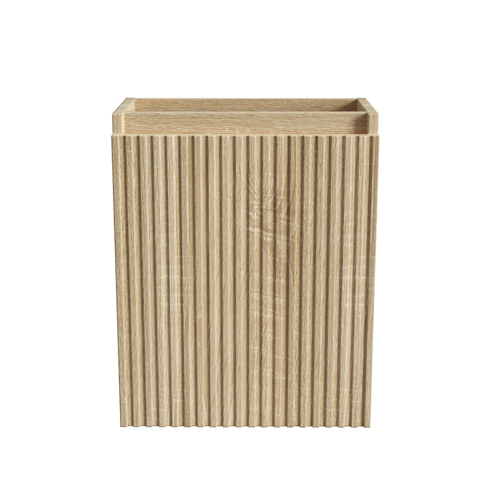 ALONI MIKARO TOILETMEUBELONDERKAST - 1 DEUR - OMKEERBAAR - GREEPLOOS - SOFT CLOSE - 40X50X22,3 CM - LICHT EIKEN