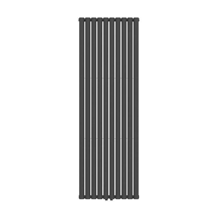 VERTI OVAAL RADIATOR - 1800X600 - DUBBEL - 2X10 ELEMENTEN - 2050W - MAT ZWART