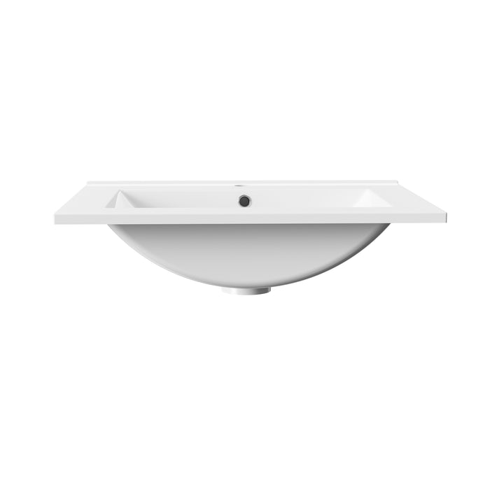 ALONI HAYAT WASTAFEL - 1 WASBAK - MET OVERLOOP - 1 KRAANGAT - KUNSTMARMER