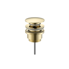 UNIFORMA AFVOERPLUG - CLICK WASTE - GEBORSTELD GOUD (PVD)