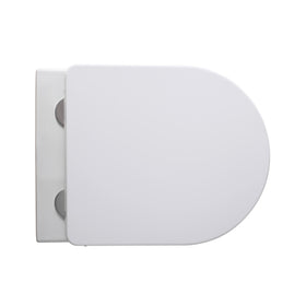 ALONI PRO HANGTOILET MET BIDET - TORNADO FLUSH - RANDLOOS - MET BIDETKRAAN KOUD EN WARM WATER - MET ZITTING - 52,5CM - GLANZEND WIT