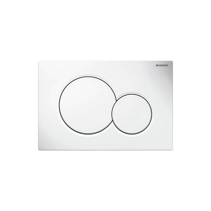 GEBERIT SIGMA 01 BEDIENINGSPANEEL - GLANZEND WIT
