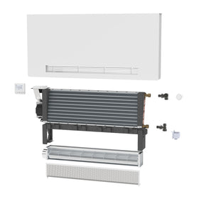 STELRAD THERMOBREEZE - WARMTEPOMPRADIATOR - KOELEN EN VERWARMEN - ONDERAANSLUITING - 465X1000MM - MAT WIT
