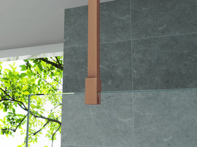 ALONI PLAFONDSTEUN - VERSTELBAAR - 43-80 CM - GEBORSTELD KOPER